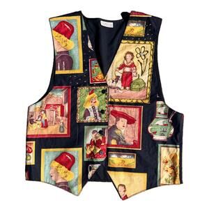 Lauren Lee Gallery Print Vest 90s